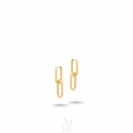 Aura Gold İzmir Fiore Küpe 14K