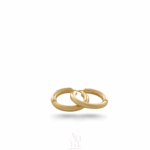 Aura Gold İzmir Grazia Küpe 14K - Görsel 2