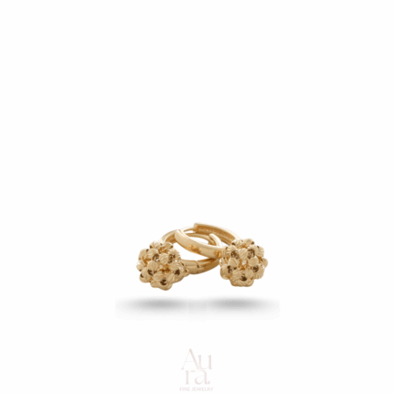 Aura Gold İzmir Lonm Küpe 14K