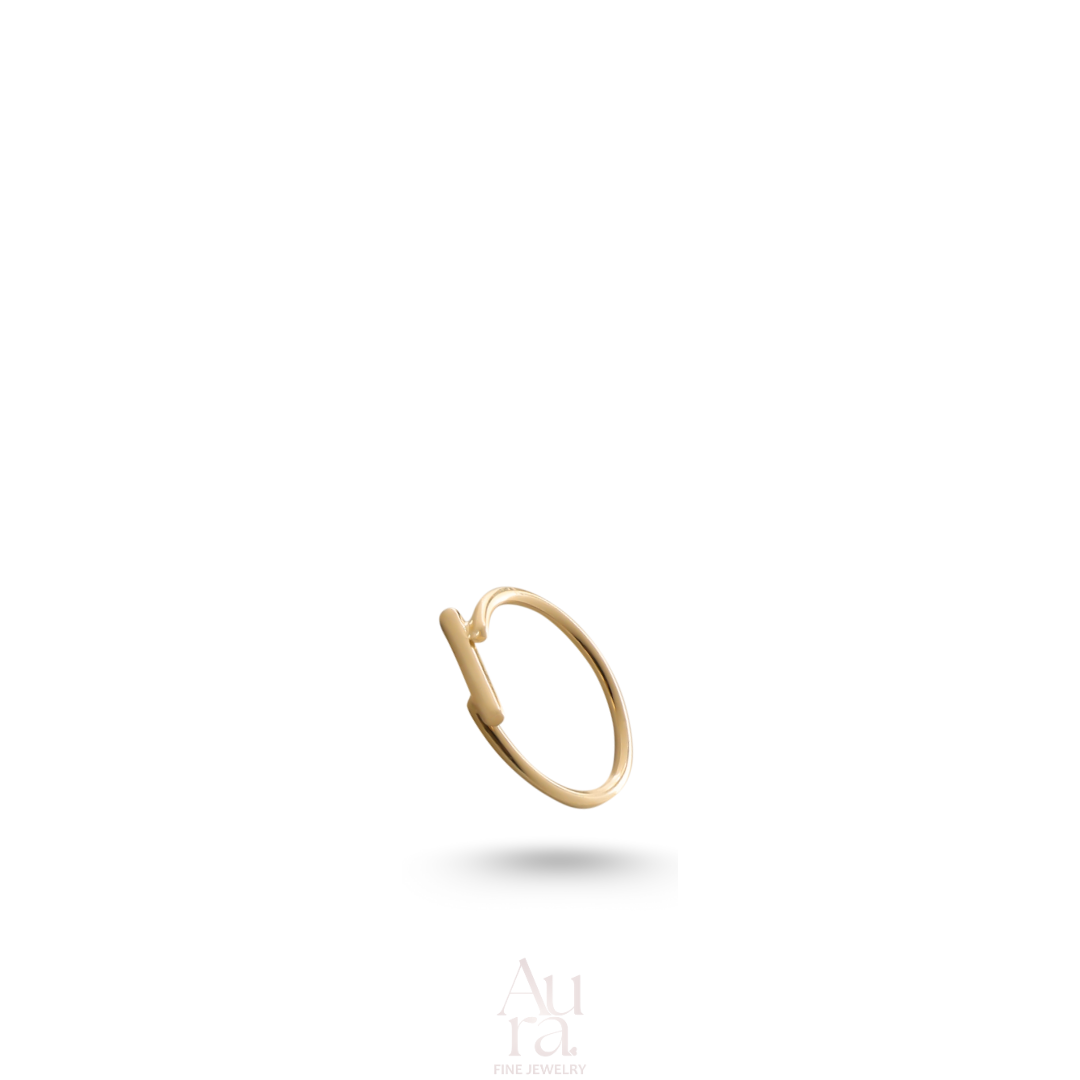 YÜZÜK 021 - 1,48 Aura Gold İzmir Noa Yüzük 14K - Görsel 1