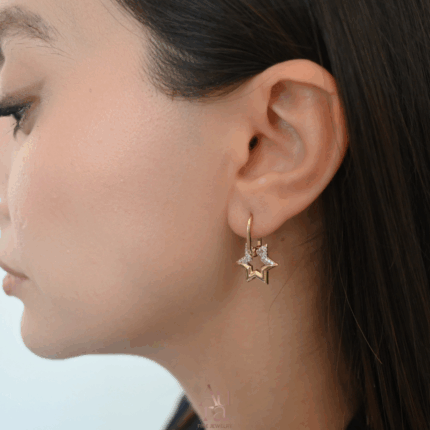 Aura Gold İzmir Aria Küpe 14K