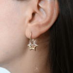 Aura Gold İzmir Aria Küpe 14K - Görsel 2