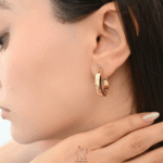 Aura Gold İzmir Cielo Küpe 14K