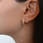 Aura Gold İzmir Nieve Küpe 14K