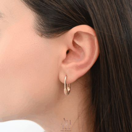 Aura Gold İzmir Luz Küpe 14K