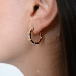 Aura Gold İzmir Isla Küpe 14K - Görsel 2