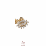 Aura Gold İzmir Lune Küpe 14K - Görsel 2