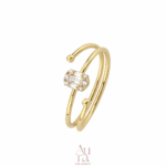 Aura Gold İzmir Aurix Yüzük 14K - Görsel 2