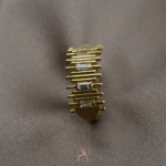 Aura Gold İzmir Bold Yüzük 14K - Görsel 2