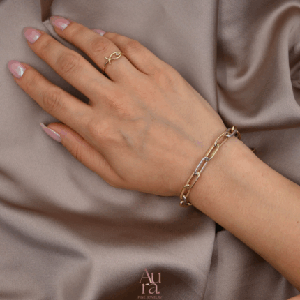 Aura Gold İzmir Nodde Bileklik 14K