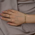Aura Gold İzmir Rozen Bileklik 14K