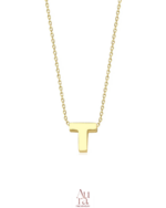 Aura Gold İzmir Lett Kolye 14K