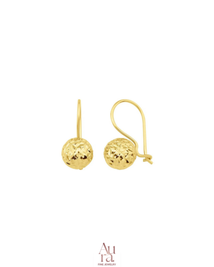 Aura Gold İzmir Shar Küpe 14K