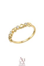 Aura Gold İzmir Sonx Yüzük 14K - Görsel 2