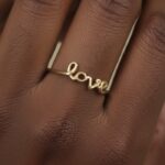 Aura Gold İzmir Love Yüzük 14K