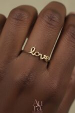 Aura Gold İzmir Love Yüzük 14K
