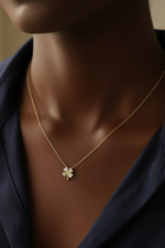 Aura Gold İzmir Clove Kolye 14K - Görsel 2