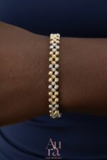 Aura Gold İzmir Hieny Bileklik 14K - Görsel 2