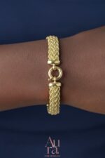 Aura Gold İzmir Lenk Bileklik 14K - Görsel 2
