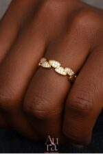Aura Gold İzmir Mielt Yüzük 14K