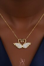 Aura Gold İzmir Swan Kolye 14K - Görsel 2