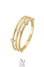 Aura Gold İzmir Yüzük 14K - Görsel 2
