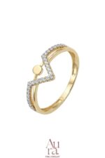 Aura Gold İzmir Yüzük 14K - Görsel 2